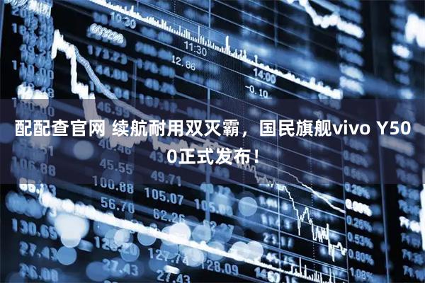 配配查官网 续航耐用双灭霸，国民旗舰vivo Y500正式发布！