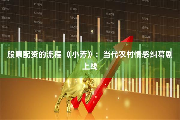 股票配资的流程 《小芳》：当代农村情感纠葛剧上线